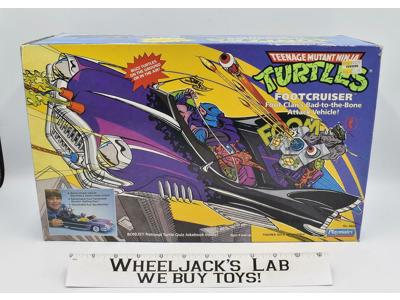 Foot Cruiser 100% Complete W/Box Teenage Mutant Ninja Turtle 1989 Playmates