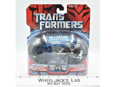 Nightwatch Optimus Prime vs Starscream Allspark 2007 Movie NEW MOSC Hasbro