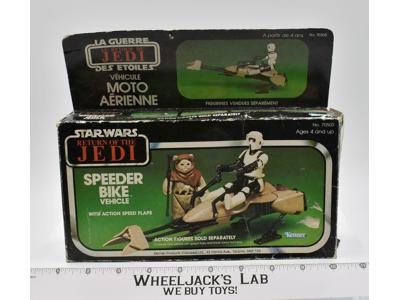 Speeder Bike 100% Complete W/CANADA Box Star Wars Kenner 1983 Figure Vehicle