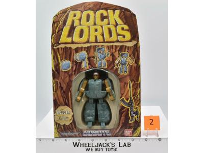 Boulder #2 SEALED MISB European Rock Lords GOBOTS 1986 Bandai Action Figure