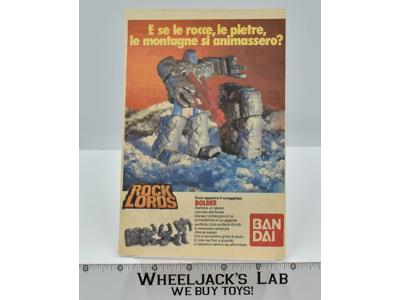 Bolder Rock Lords Italian Magazine/Advertisement Clipping Bandai