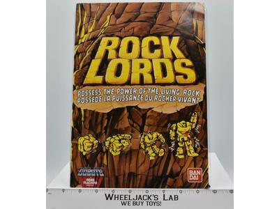 Rock Lords Challenge of the GOBOTS Robo Machine Bandai Poster/Product Catalogue