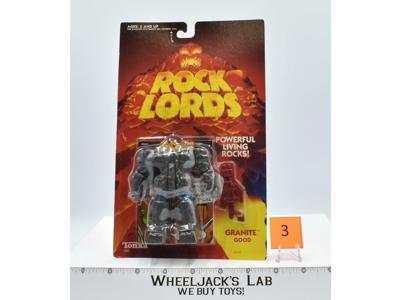 Granite #3 MOSC SEALED Rock Lords 1986 Tonka Vintage Action Figure