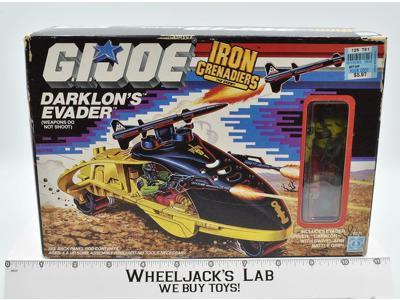 Darklon's Evader Iron Grenadiers G.I. Joe 1988 Hasbro Vehicle NEW MISB SEALED