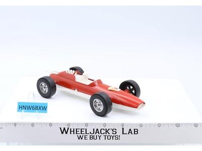 Grand Prix #9 Diecast Red Indy Race Car 8" 1960's Hubley Vintage Toy Car