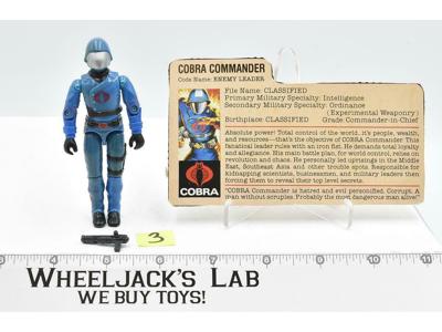 Cobra Commander #3 SWIVEL ARM Complete V1.5 1983 GI Joe Hasbro Action Figure