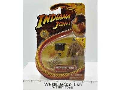 Dr. Henry Jones Indiana Jones Last Crusade 2008 Hasbro Action Figure NEW MOSC