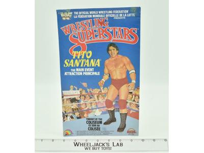 Tito Santana Original Poster 1985 WWF LJN Wrestling Vintage