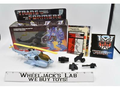 Whirl MIB NR MINT FIG UNUSED STICKER PACKET 1985 Vintage Hasbro G1 Transformers