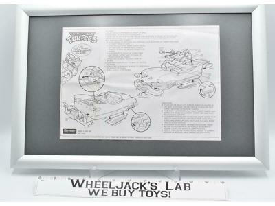 Teenage Mutant Ninja Turtles Blueprint ONLY 1989 Footcruiser 5625