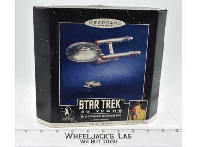 NCC-1701 30 Years Set of 2 Star Trek MIB 1998 Hallmark Keepsake Ornament