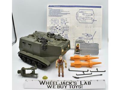 Warthog W/ Sgt. Slaughter 100% Complete Vehicle 1988 GI Joe Vintage Hasbro
