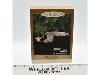 U.S.S. Enterprise Star Trek MIB 1993 Hallmark Keepsake Ornament Vintage
