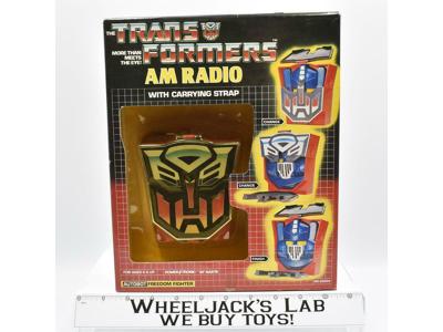 AM Radio NEW MOSC Nasta Hasbro G1 Transformers Vintage