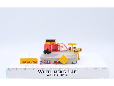 Travel City Gas Station Repair Shop Mini Play Set 1987 Micro Machines Galoob