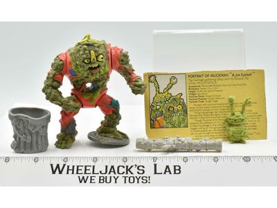 Muckman &amp; Joe Eyeball Complete Teenage Mutant Ninja Turtles TMNT 1990 Playmates