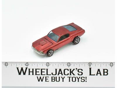 Custom Mustang Red 1968 Redline Hot Wheels Mattel Vintage RL