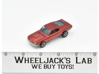 Custom Mustang Red 1968 Redline Hot Wheels Mattel Vintage RL