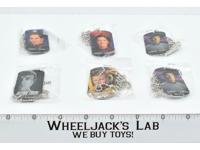 Lot of 6 Star Trek Character Dog Tags Captain Kirk Spock