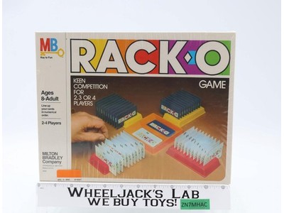 Rack-O Card Game 1980 Milton Bradley Vintage NEW SEALED
