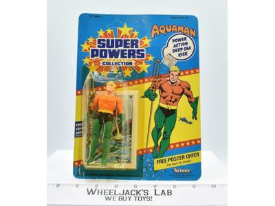 Aquaman King of the Seven Seas Super Powers 1985 Kenner Vintage Figure NEW MOSC