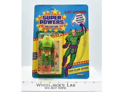 Lex Luthor Sinister Scientist Super Powers 1984 Kenner Figure NEW MOSC SEALED