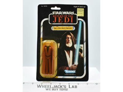 Ben Obi-Wan Kenobi 77 Back Star Wars ROTJ 1983 Kenner Action Figure NEW MOSC