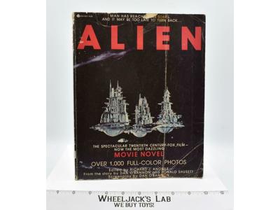 Alien Movie Novel 1979 Avon Books Over 1000 Colored Photos Vintage