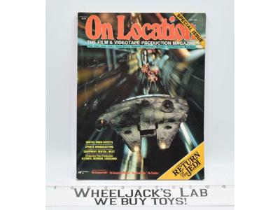 On Location Film & Videotape Production Magazine 1983 Star Wars ROTJ Vintage