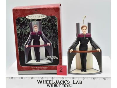 Captain Kathryn Janeway #2 Star Trek Voyager MIB 1998 Hallmark Keepsake Ornament