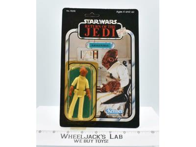 Admiral Ackbar 65 Back Star Wars ROTJ 1983 Kenner Action Figure NEW MOSC