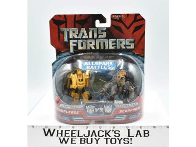 Bumblebee vs Scorponox Transformers Allspark Battles 2007 Hasbro NEW MISB