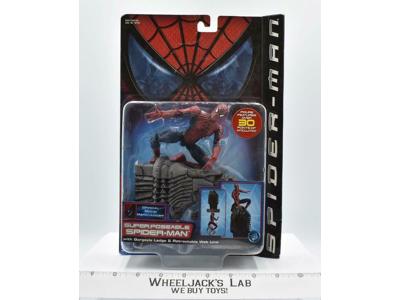 Super Poseable Spider-Man 2001 Toybiz Action Figure MOSC NEW