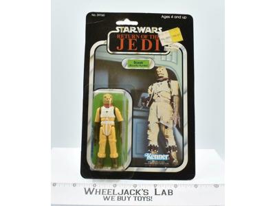 Bossk Bounty Hunter 77 Back Star Wars ROTJ 1983 Kenner Action Figure NEW MOSC