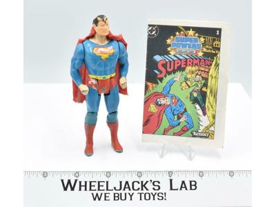 Superman W/ Comic DC Super Powers 1984 Kenner  Action Figure