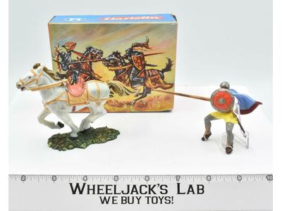 8867 Mounted Cavalry Soldier Norman W Lance Toy Soldiers Elastolin 70MM W/BOX