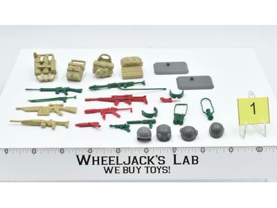 Lot Battle Gear Accessory 3 Set 1 1985 Weapons GI Joe Vintage Action Figure