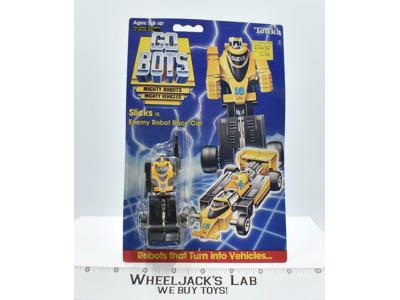 Slicks Robot Race Car MOSC NEW Gobots 1986 Tonka Action Figure