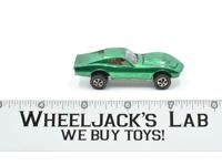 Custom Corvette Green 1968 Redline Hot Wheels Mattel Vintage RL