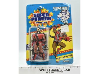 Steppenwolf Dog Cavalry Commander Super Powers 1985 Kenner Vintage Figure MOSC