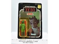 Greedo 77 Back Star Wars ROTJ 1983 Kenner Action Figure NEW MOSC