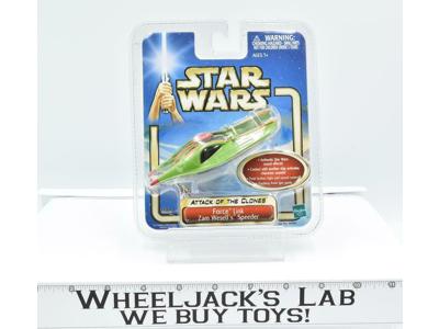 Zam Wesell's Speeder 2002 MOSC Attack of the Clones Force Link Star Wars