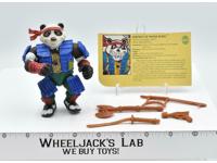 Panda Khan 100% Complete Teenage Mutant Ninja Turtles 1990 Playmates Figure