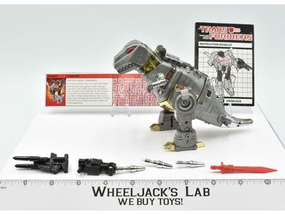 Grimlock 100% Complete Vintage 1985 G1 Transformers Hasbro Action Figure