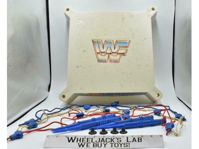 Sling EM Fling EM Wrestling Ring 100% Complete WWF LJN Wrestling Vintage