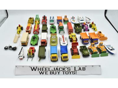 Lot of 40 Miscellaneous Rescue/Army/Cars/Trucks Vintage Hot Wheels Matchbox
