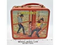 Emergency TV Show Metal Lunchbox NO THERMOS 1973 Aladdin Industries Vintage