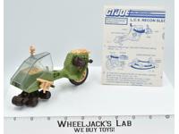 L.C.V. Recon Sled 100% Complete Action Figure 1986 GI Joe Hasbro Vintage Vehicle