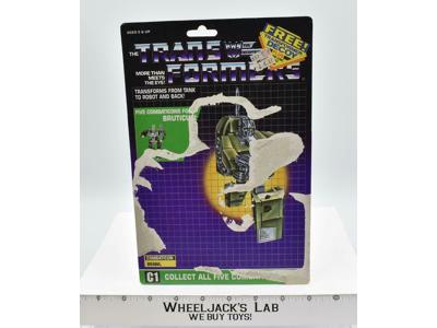 Brawl Cardback 1986 Vintage Hasbro G1 Transformers Action Figure