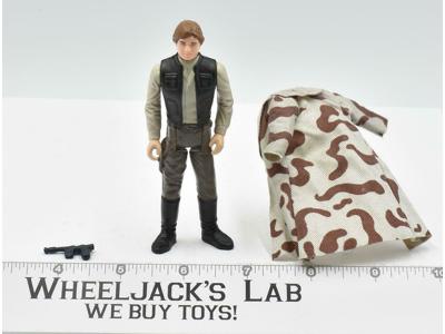 Han Solo Trench Coat 100% Complete Star Wars ROTJ 1983 Vintage Kenner NO REPRO